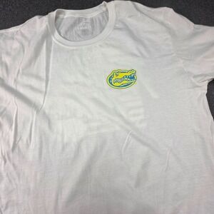 Florida Gators Shirt Men Large White Fanatics Short Sleeve Crew Neck New XL